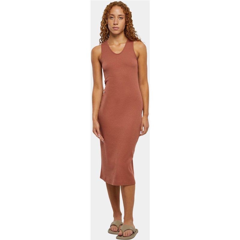 Urban Classics Ladies Midi Sleeveless Rib Dress