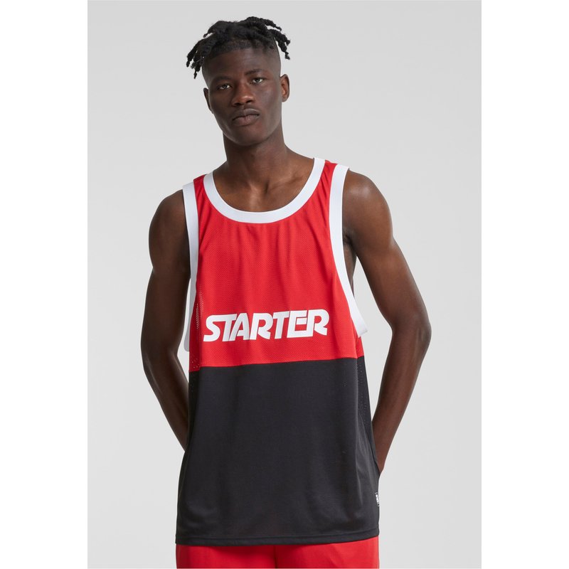 Starter Black Label Split Mesh Tank Top