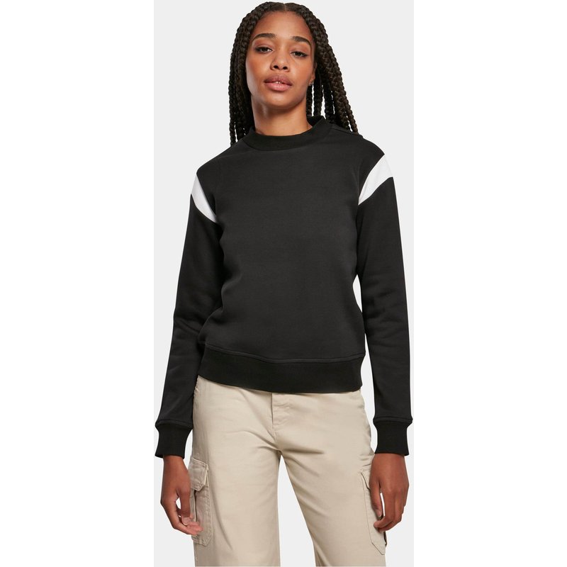 Urban Classics Ladies Inset College Crewneck
