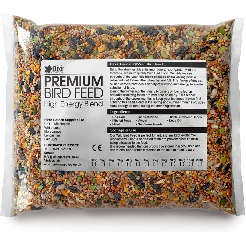 Wild Bird Food (Premium, High Energy Seed Mix)
