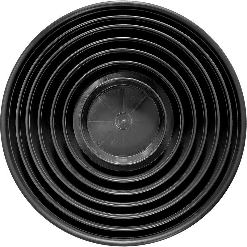 Black Plastic Plant Pot Saucers/Water Trays (18cm-50cm Sizes)