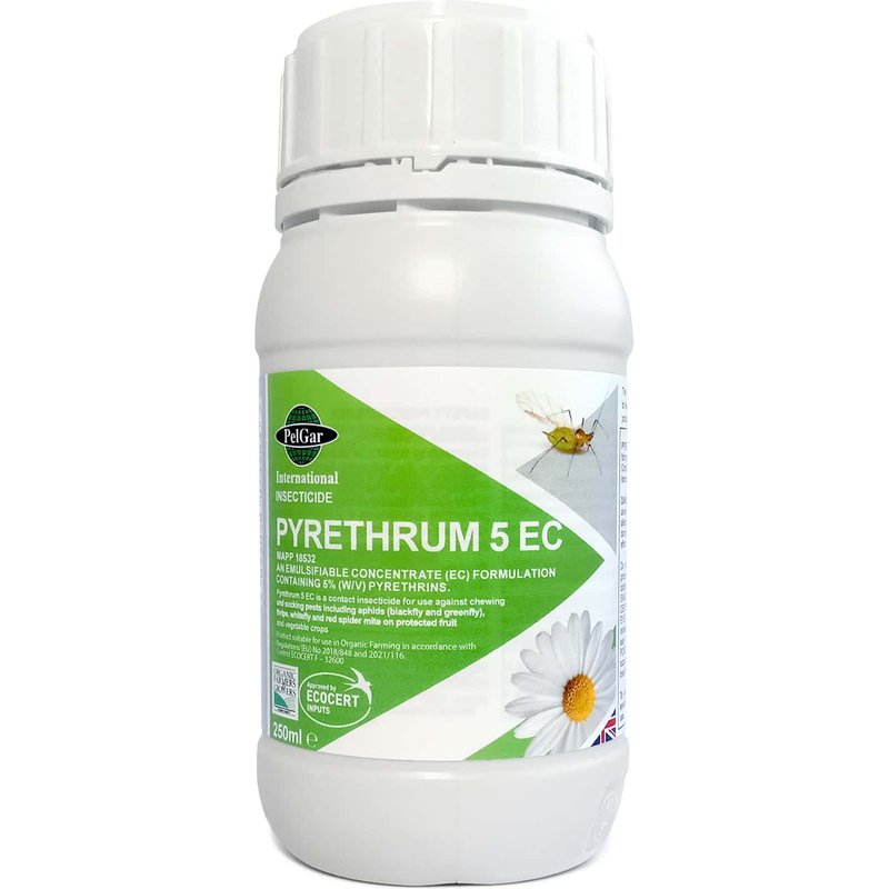250ml Pyrethrum 5EC Organic Insecticide | Plant Pest Control Aphids, Mites, Whiteflycontrolcontrol