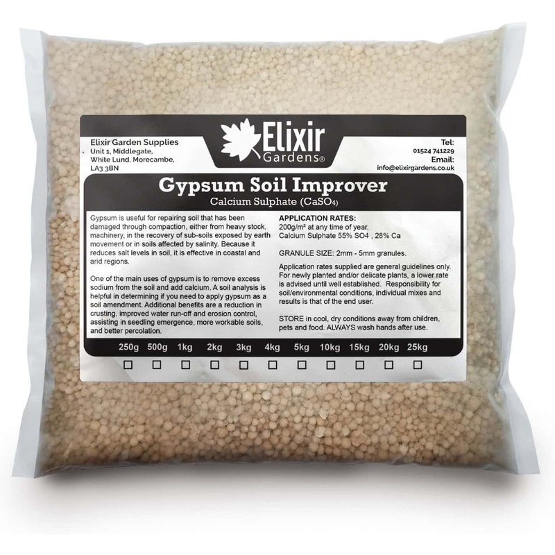 Granular Gypsum Fertiliser & Soil Improver (Calcium Sulphate)