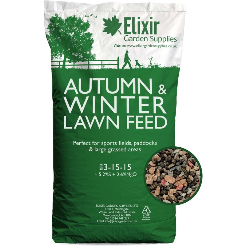 Autumn & Winter Lawn Fertiliser with Sulphur & Magnesium (3-15-15)