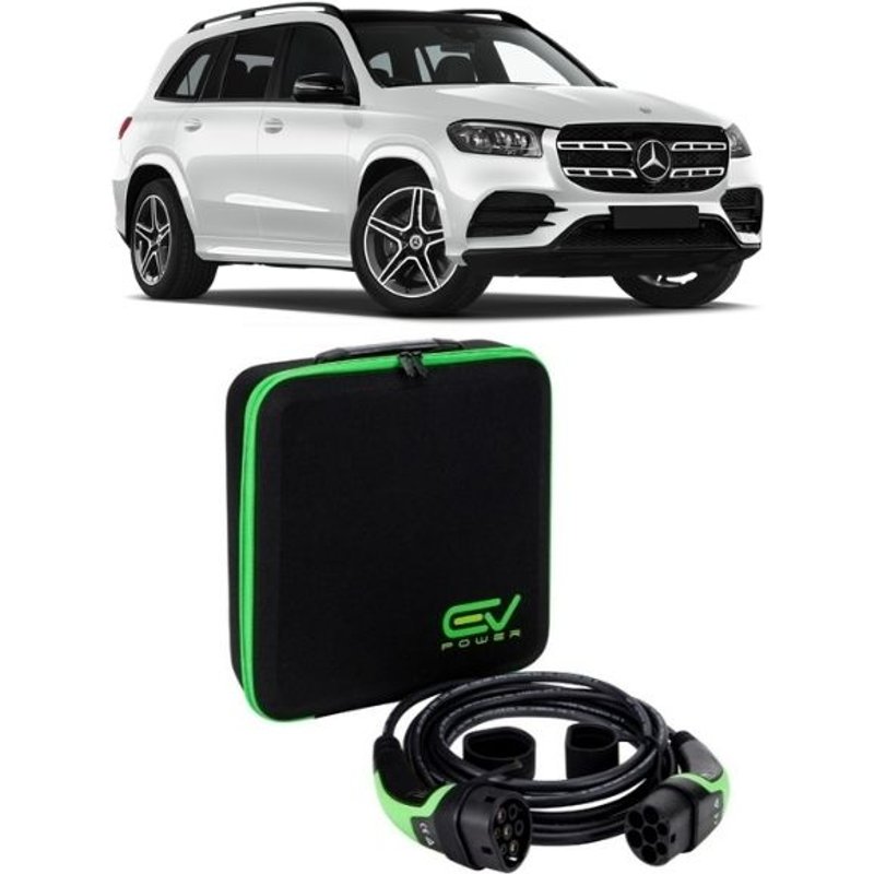 Type 2 to Type 2 - 10M - 32amp (3 Phase) - Mercedes GLE Charging Cable Type 2 to Type 2 10M 32amp - 3 Phase (22kW)