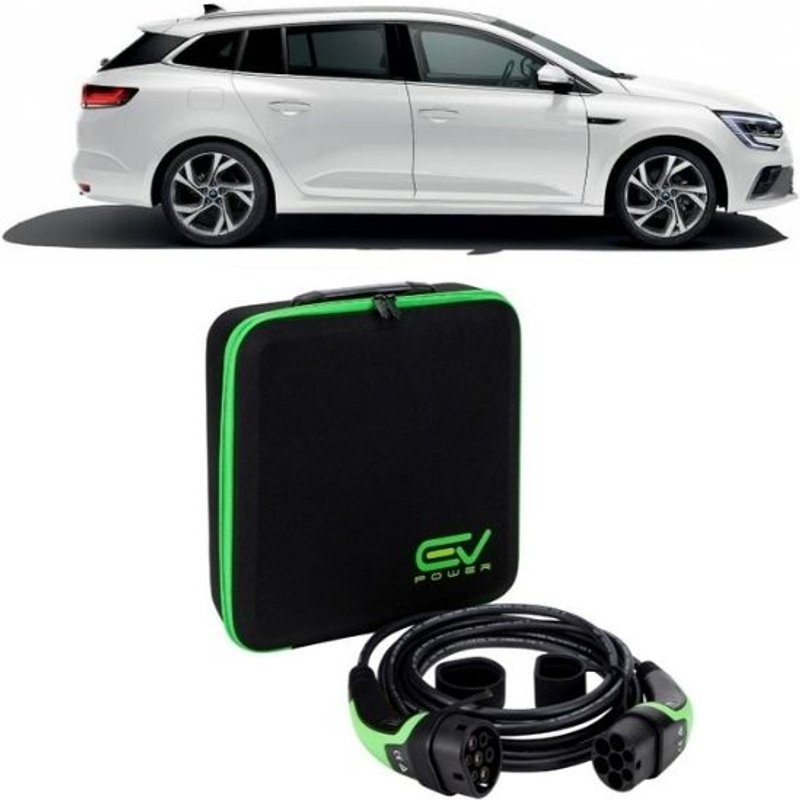 Type 2 to Type 2 - 5M - 32amp (3 Phase) - Renault Megane Charging Cable Type 2 to Type 2 5M 32amp - 3 Phase (22kW)