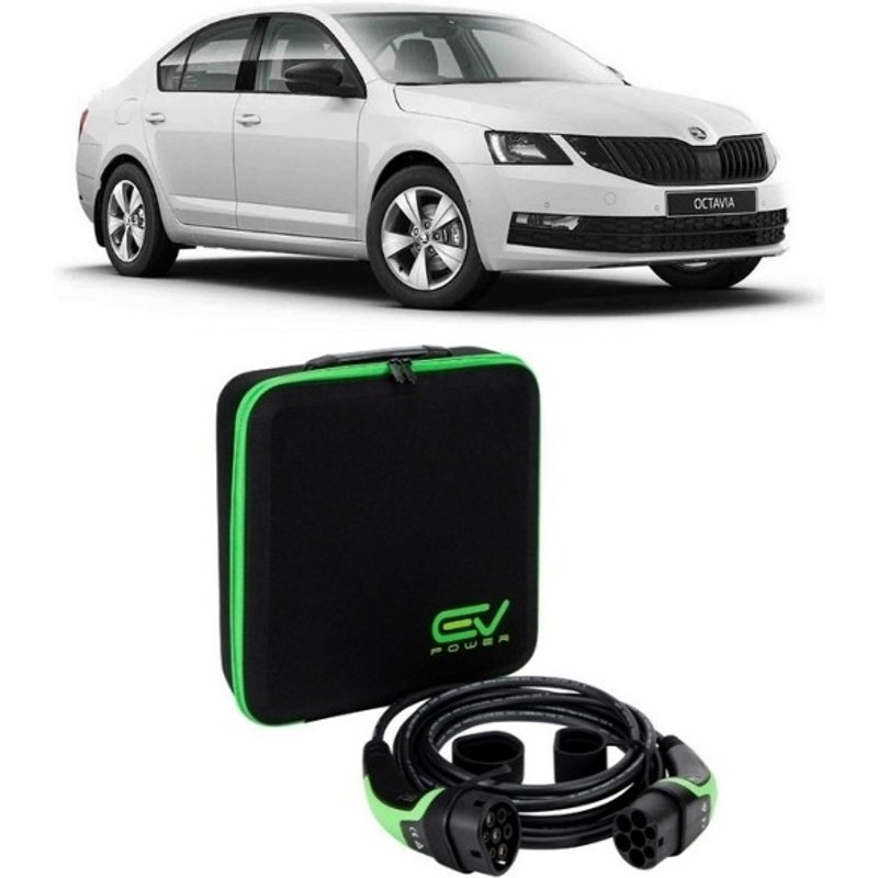 Type 2 to Type 2 - 10M - 32amp (3 Phase) - Skoda Octavia iV Charging Cable Type 2 to Type 2 10M 32amp - 3 Phase (22kW)
