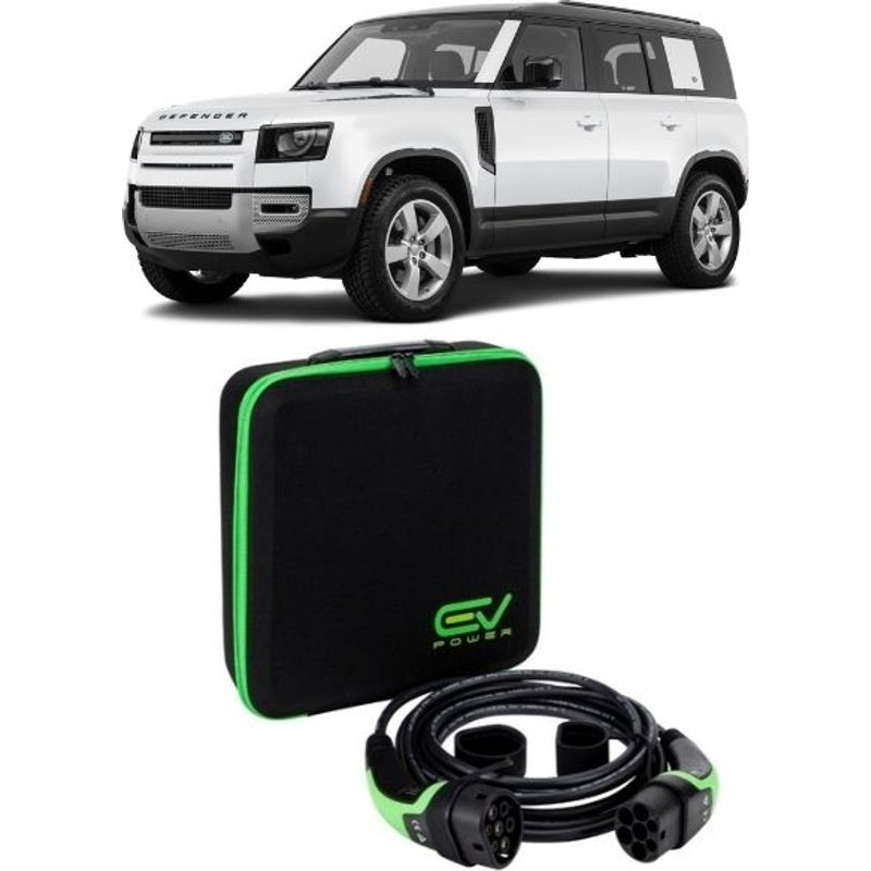Type 2 to Type 2 - 10M - 32amp (3 Phase) - Land Rover Defender Charging Cable Type 2 to Type 2 10M 32amp - 3 Phase (22kW)