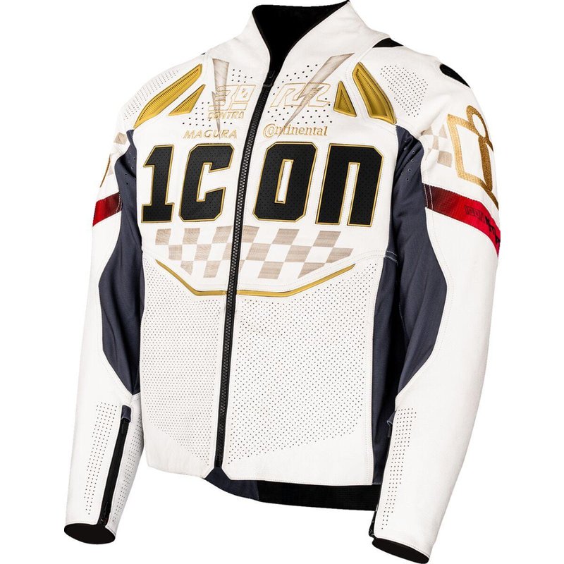 Icon Contra3 Rizz Rizz Jacket - Black/Red/Tan/White/Yellow