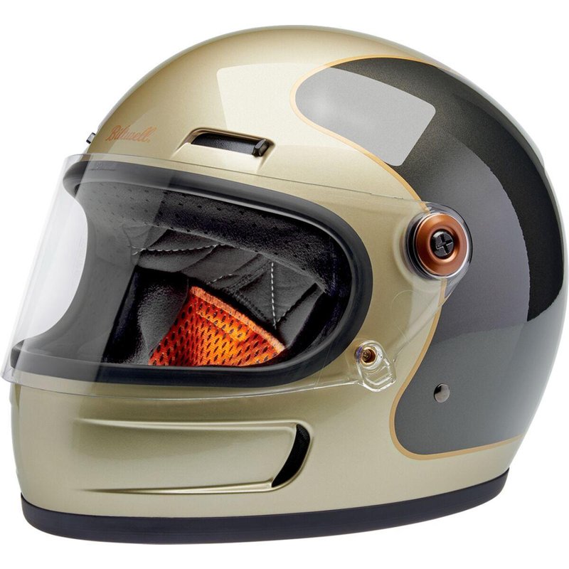 Biltwell Gringo SV Helmet - Champagne/Charcoal/Metallic