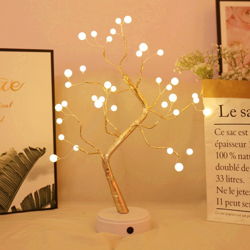 Firefly LED Tree Lights – USB/Battery-Powered, Touch Control, Warm White & Color-Changing, Indoor Fairy Lights For Home & Party Decor