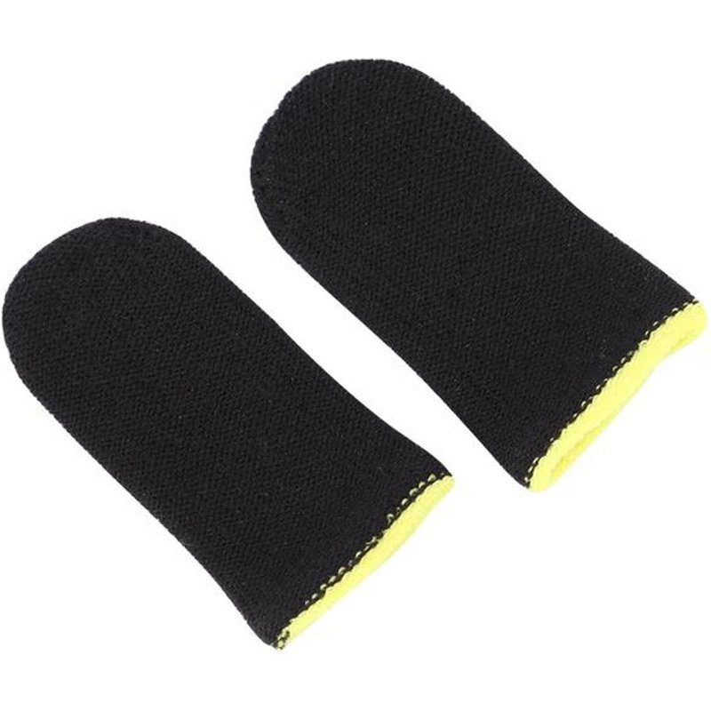 2pcs Finger Cover Breathable Game Controller Finger Sleeve For Pubg Sweat Proof Non-Scratch Touch Screen Gaming Thumb Gloves