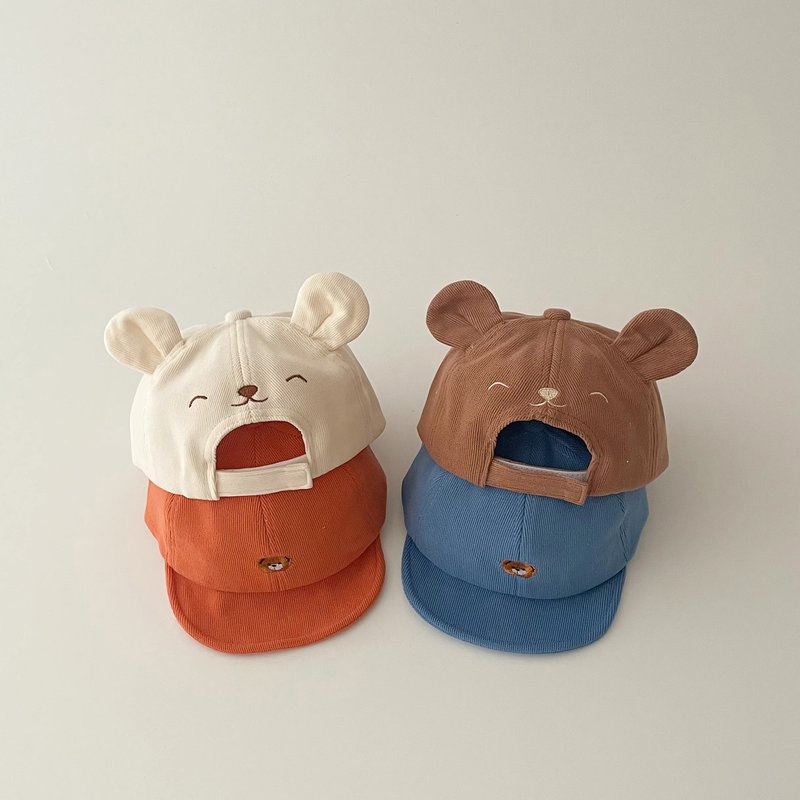 Baby Hat Autumn And Winter Cartoon Bear Baby Warm Outdoor Shade Baby Cap