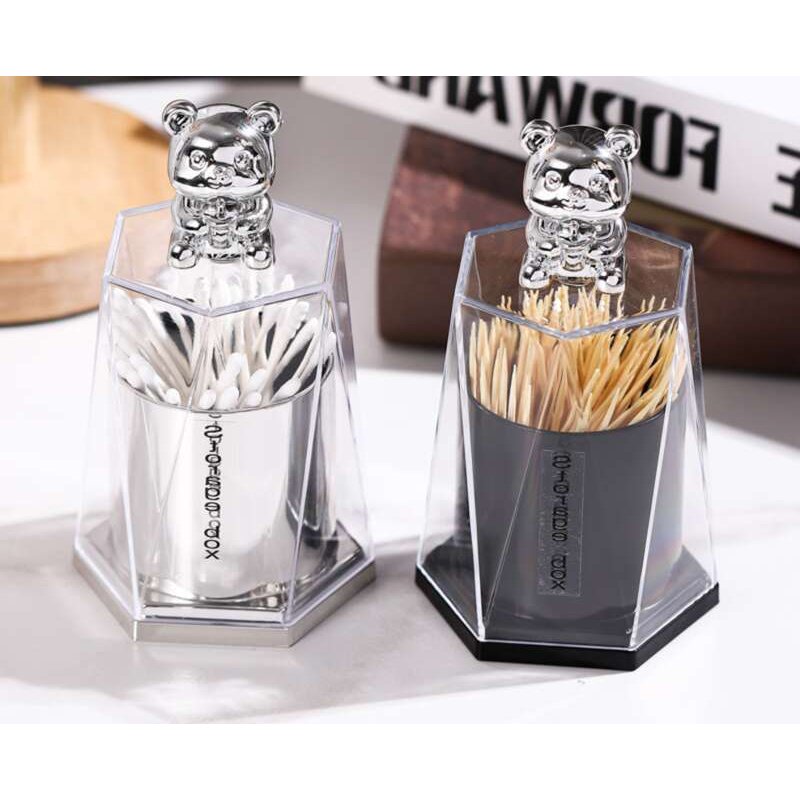 Internet Celebrity, Light Luxury Toothpick Household High-value Tube, Desktop Storage Box, Cotton Swab Filling Dental