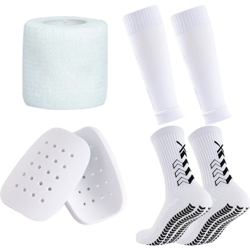 Adult thickened short leg football socks strap set men's and women's adhesive non-slip socks
