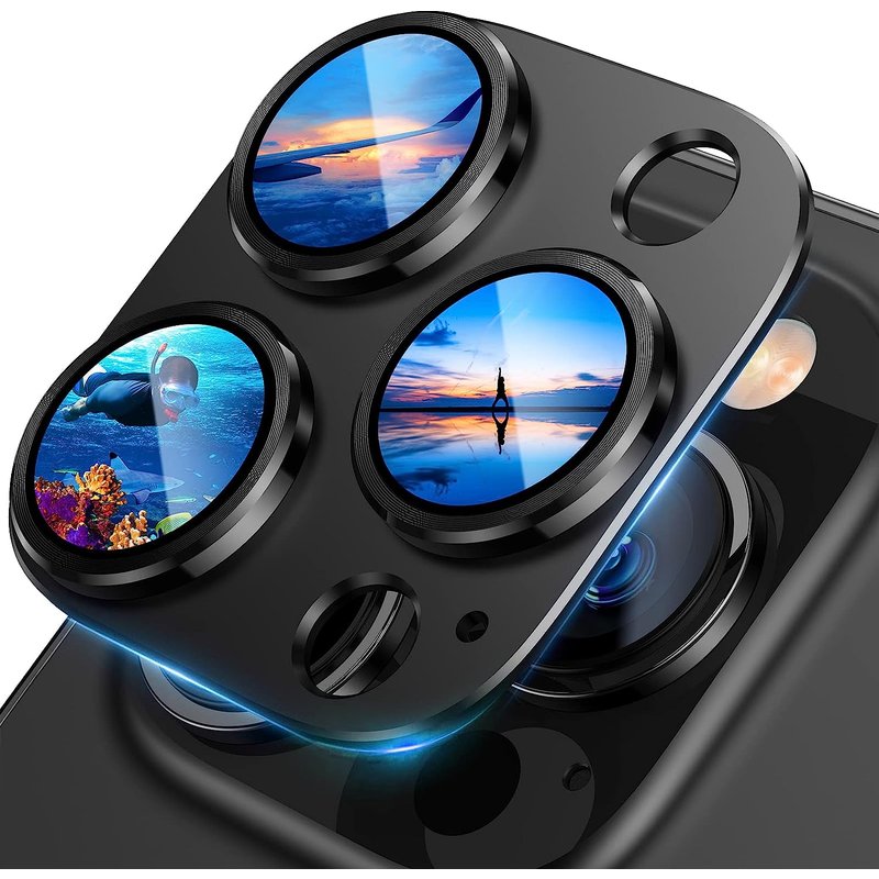 Camera Lens Protector Metal Ring Tempered Glass Cover For iPhone 14 Pluw 13 Pro Max 12 11 iPhone14 14Pro Protection Accessories