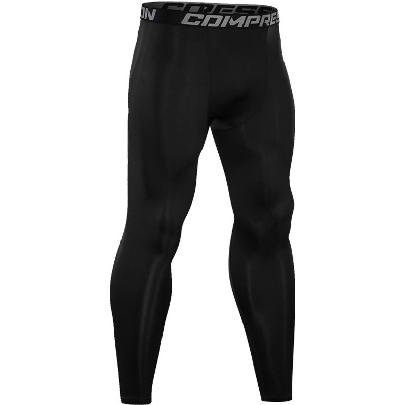 Men's Clothing Tights Men's Sports Breathable High Elastic Perspiration Quick Drying Pants Running Basketball Leggings Training Fitness Trousers