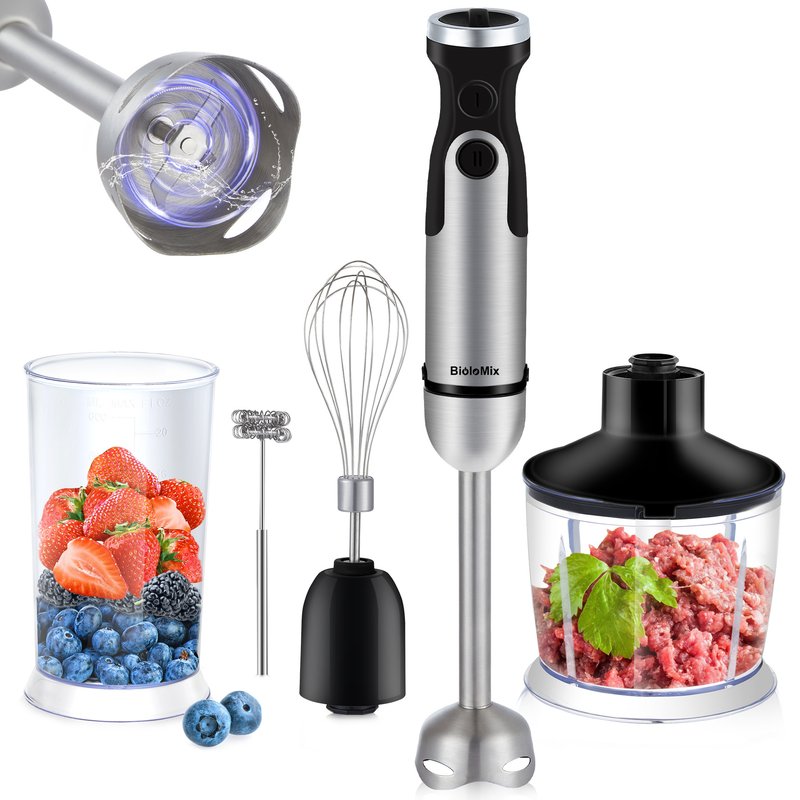 Handheld blender, juicer, cooking stick, meat grinder, homogenizer, HAND BLENDER