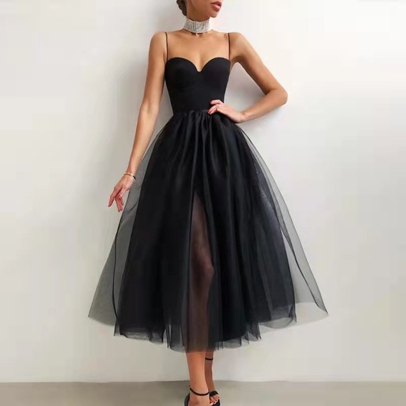 Women's Suspender Style A-line Skirt Dress Agency Franchise