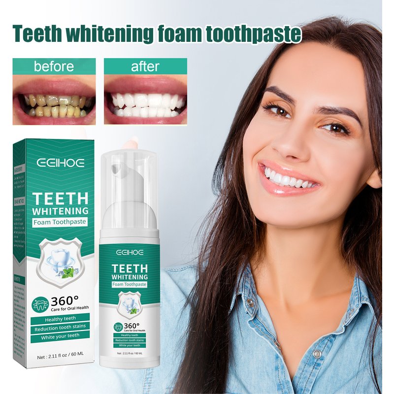 2024 Mousse Deep Cleansing Tooth Dirt Gingival Fresh Breath Oral Care Toothpaste