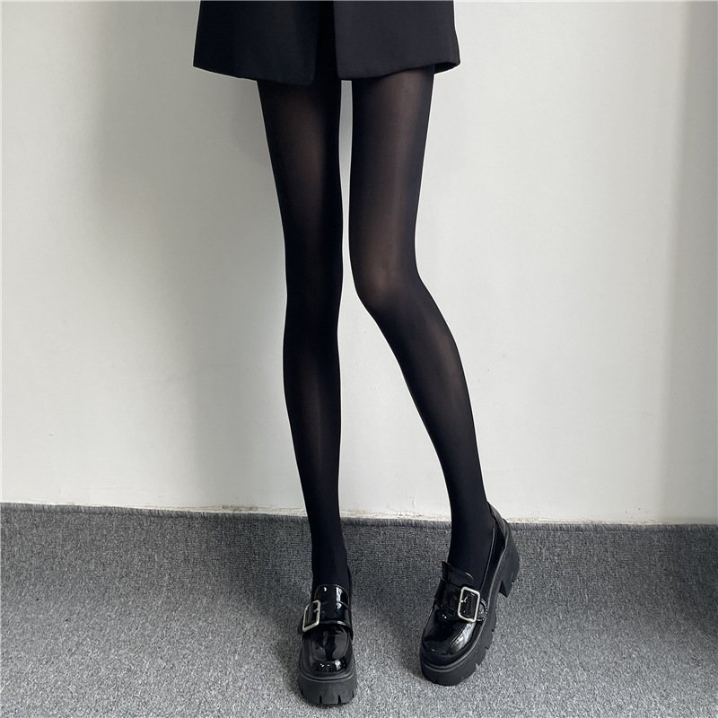 Steel stockings water gloss mask pantyhose women's thin soles non-slip anti-hook silk flesh-colored black bottoming socks wholesale