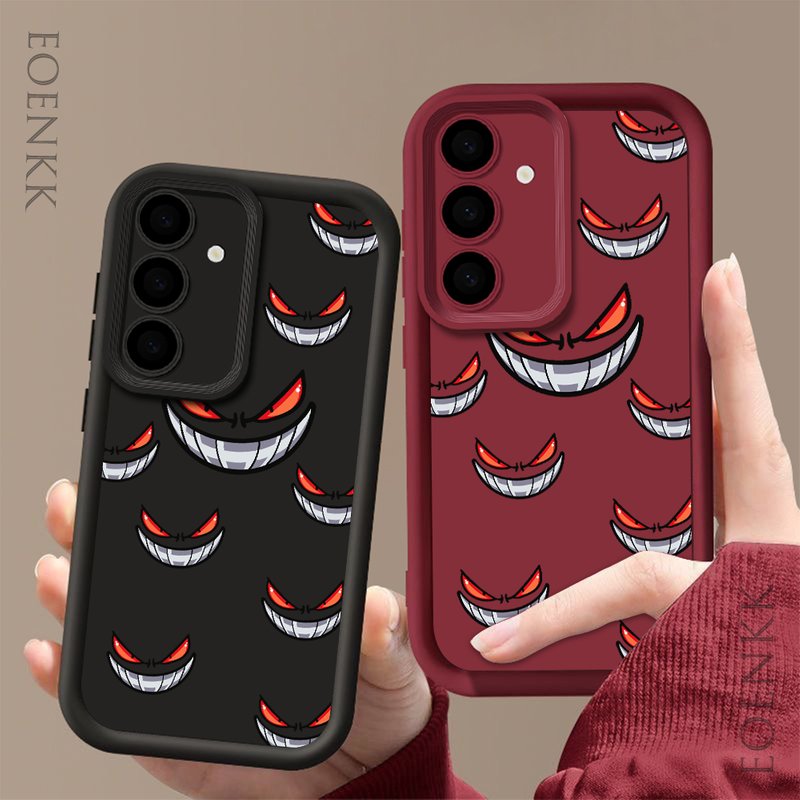 Simple Funny Patterns Phone Case For Samsung Galaxy S25 S24 S23 S22 S21 S20 A15 A55 A35 25 Note 20 Plus Ultra FE 5G TPU Cover