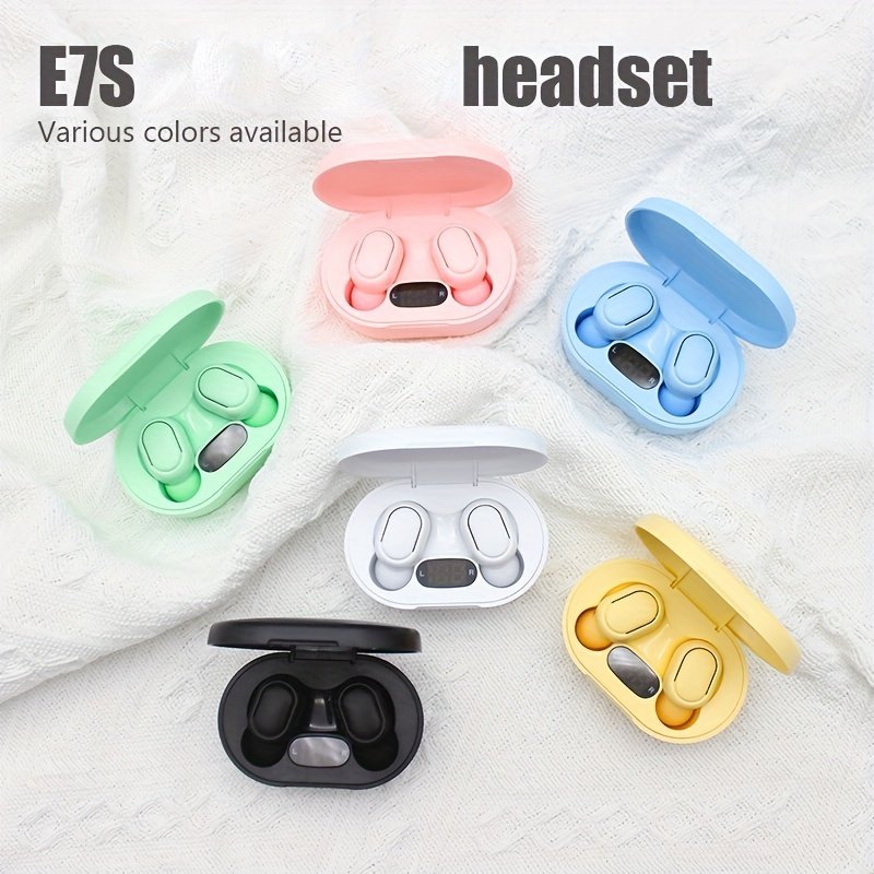 Wireless Headset With Mic LED Display Earbuds For IPhone Xiaomi TWS Earphone Wireless Headphones Noise Cancelling Control Sport Earbuds With Mic.