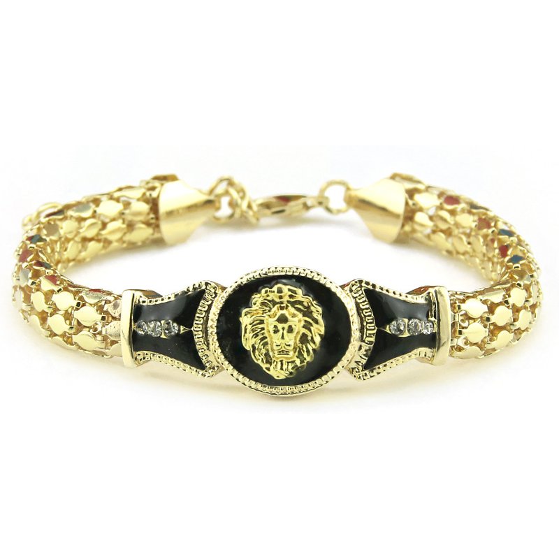 Fashion Luxury Punk Lion Head Snake Bone Bracelet for Women Men Bangle Bracelet Classic Trendy Brand Jewelry