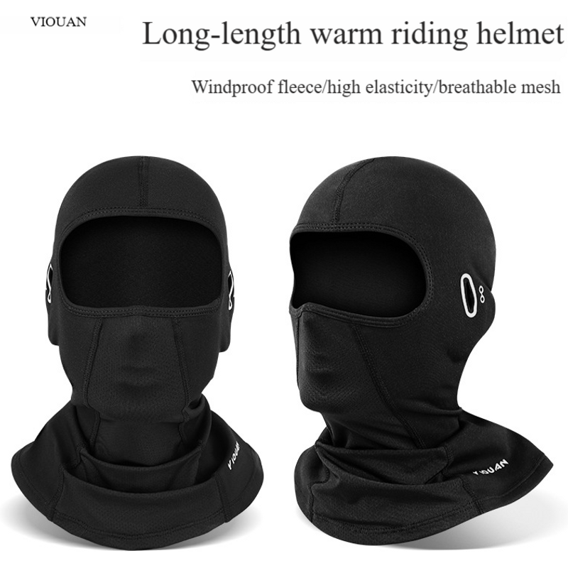 Sports Face Masks Bicycle Outdoor Riding Warm Mask With Glasses Hole Head Cover Plus Velvet Autumn And Winter Neck Warm Ski Mask