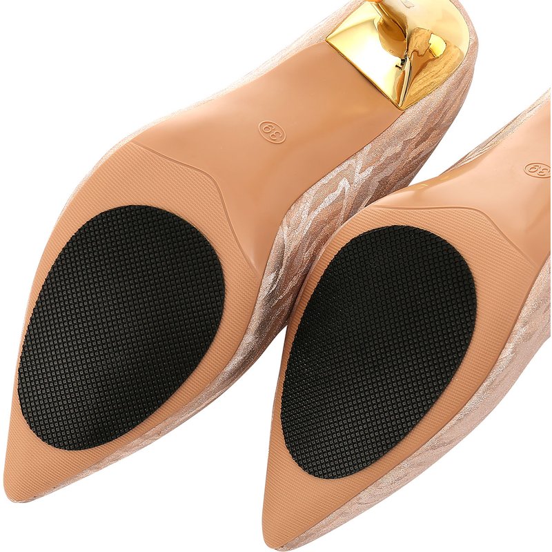 Anti Skid Pads For Soles, Anti Skid Stickers Made Of Cow Tendon, Half Size Insoles With Sticky Large Self Adhesive Forefoot Pads