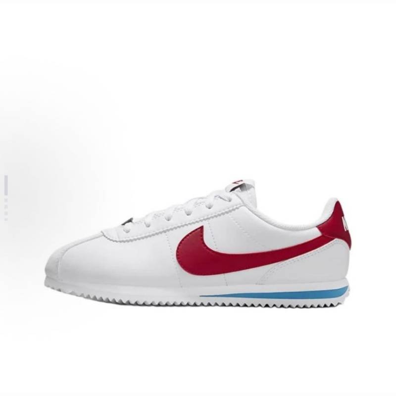 Nike Cortez Basic TXT SE, Low Cut Running Shoes, Classic Red And White Color Scheme, Turning "retro Youth" Into Daily Wear