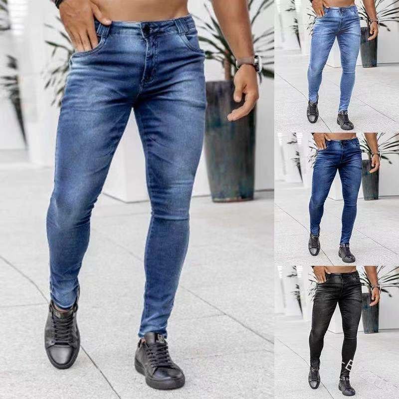Men's Clothing Stretch Jeans Slim Fit Jeans