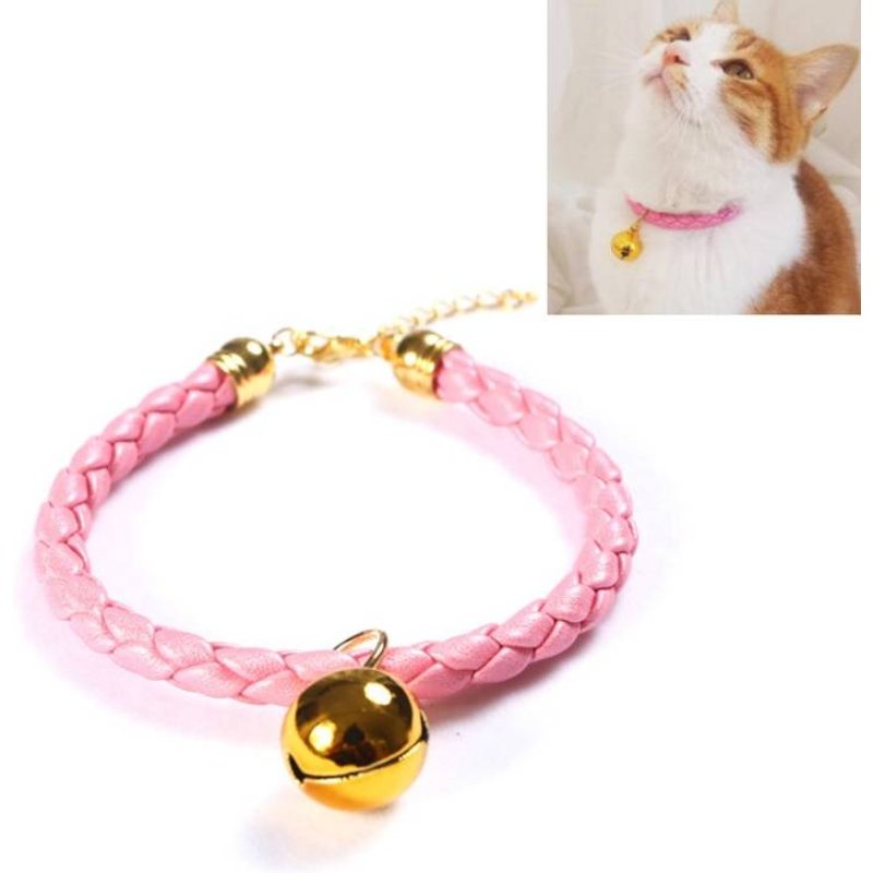 Adjustable Pet Bell Collar Cat Dog Rabbit Simple Collar Necklace