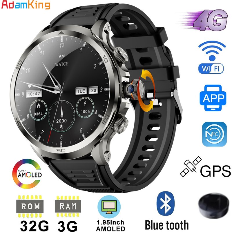 Smart Watches Plug-in Card Large Screen Pull-out Camera Multifunctional Sports Phone Watch