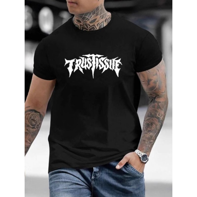 Men's 230GSM Oversized Tee - Graffiti Back Print Cotton T-Shirt | Hip Hop Streetwear Essential (Bulk Supply Available)