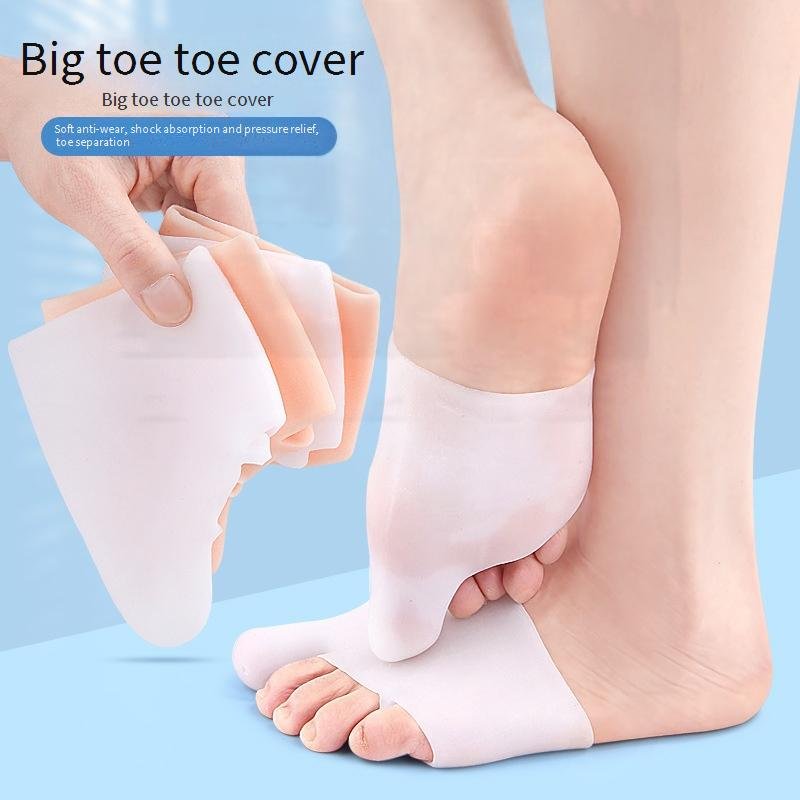 Bunion Corrector & Toe Separator For Women & Men – Soft SEBS Gel Hallux Valgus Splint, Breathable Forefoot Pad For Day/Night Comfort