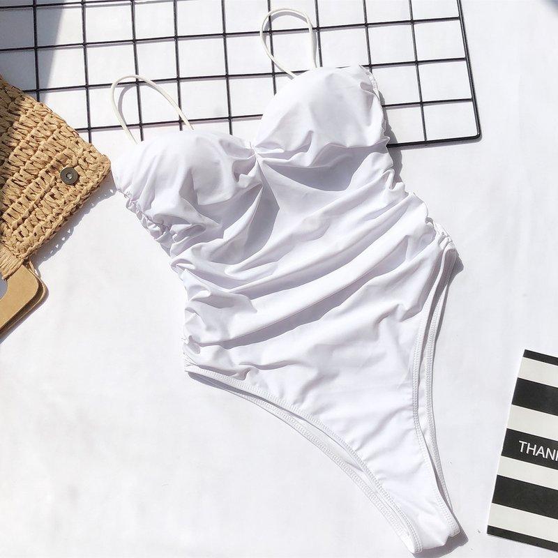 Popular Women's One-piece Swimsuit Leopard Print One-piece Bikini