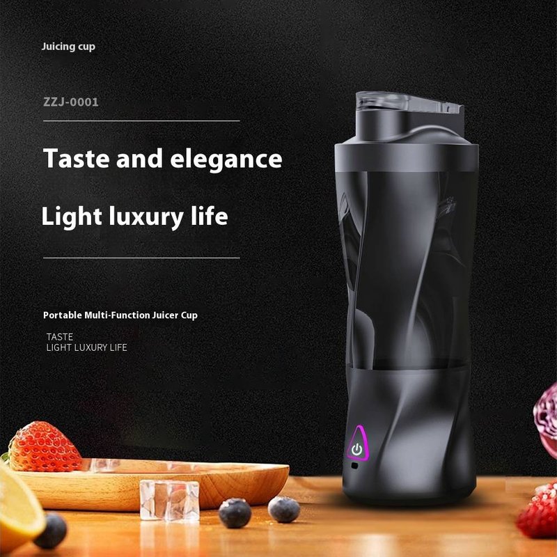 Portable Electric Juicer Cup - USB Rechargeable Blender For Smoothies & Juices, Multi-functional Travel Cup With Leak-proof Design