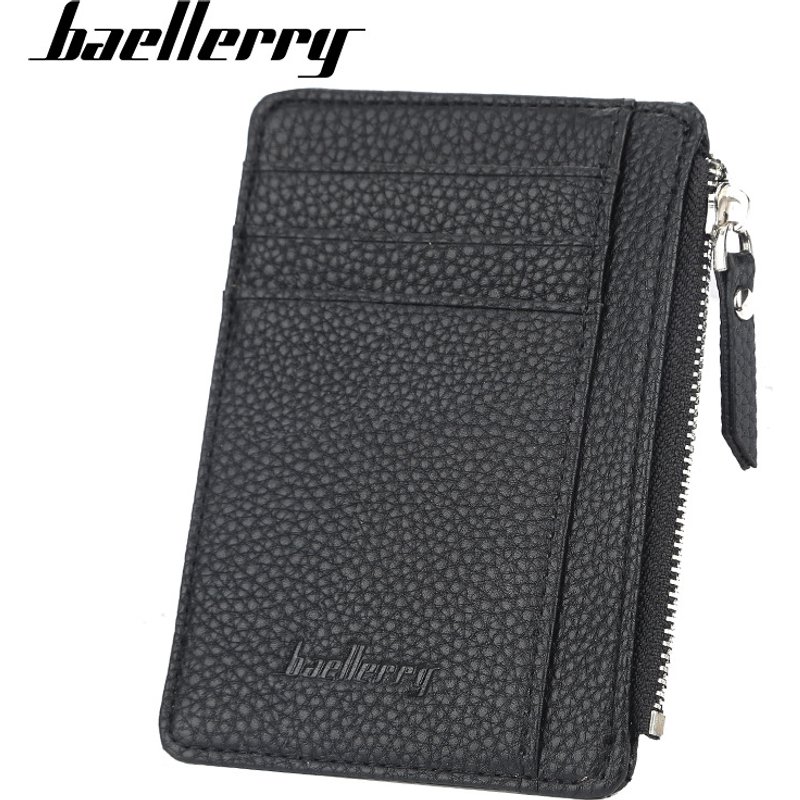 Men's and women's card holder baellerry version simple multi-card slot driver's license card holder versatile thin bank card holder