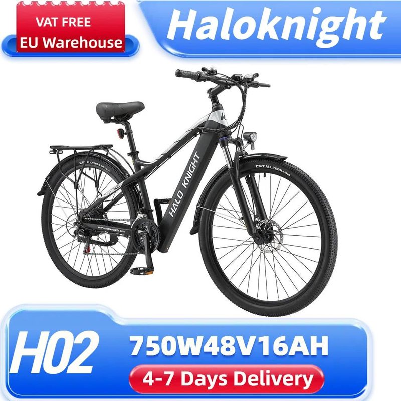 Halo Knight H02 Electric Mountain Bike 29" Tires 750W Motor 48V 16Ah Battery