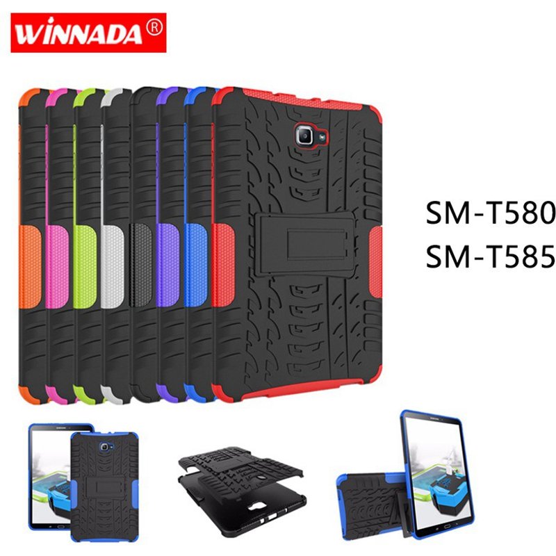 For Samsung GALAXY Tab A A6 10.1 2016 case T580 T585 T580N T585N 10.1 inch Tablet TPU+PC Shockproof Stand Cover