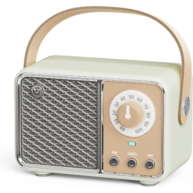 Retro Bluetooth-Speaker,Vintage Decor,Mini Wireless,Cute Old Fashion Style For Kitchen Desk Bedroom Office Party Outdoor Accessories ForIPhone Android