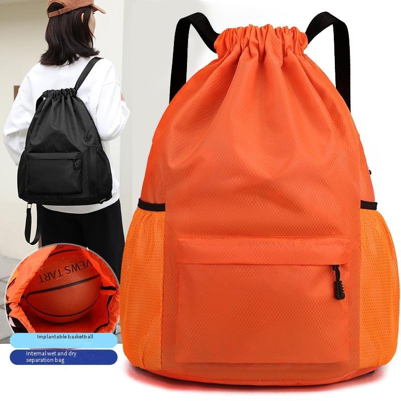Waterproof Swim Backpack - Dry/Wet Separate Compartment, Large Capacity Drawstring Bag For Men & Women, Sports & Travel