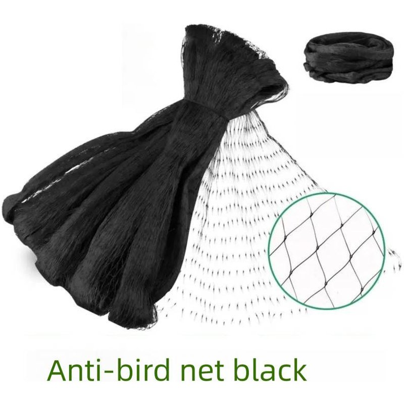 Heavy-Duty Black Bird Netting – PE Knitted Mesh (2x5m To 4x12m) | Garden, Vineyard & Orchard Protection From Birds & Small Pests