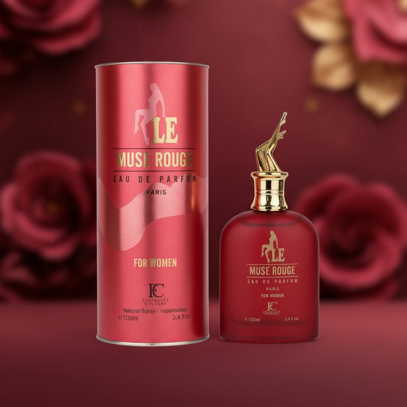 Everlyx - Le Muse Rouge Eau De Parfum 100 Ml - Fragancia Femenina Intensa Con Notas Florales Y Afrutadas
