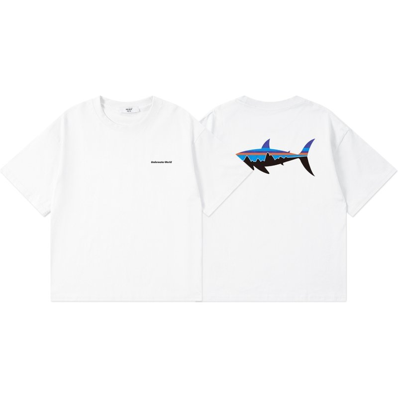 Boys & Girls Graphic Tee - Playful Flying Fish Print | Summer Casual Cotton Shirt