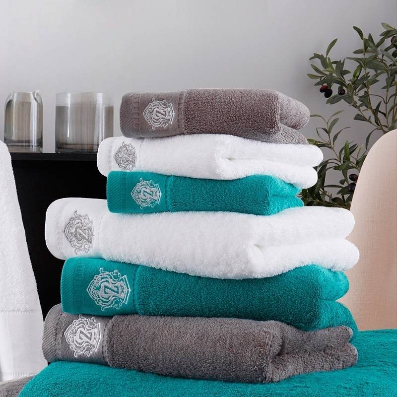 Premium Hotel-Grade Cotton Towel Set (3-Piece) - Bulk Corporate Gifts, Ultra Soft & Absorbent