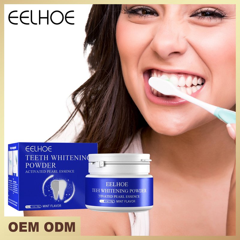 Eelhoe Active Brightening White for Oral Cleaning, Fresh Breath, Yellow Stains, Sensitive Enamel Tooth Powder