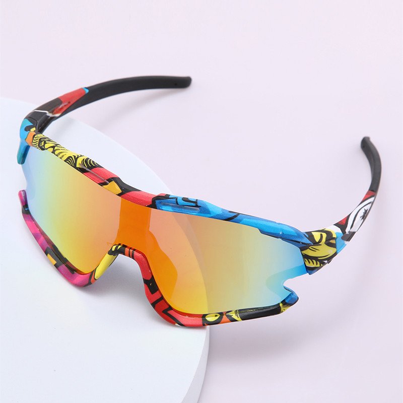 New fashion dazzling cycling sunglasses for men and women cycling sunglasses Cycling outdoor sports sunglasses