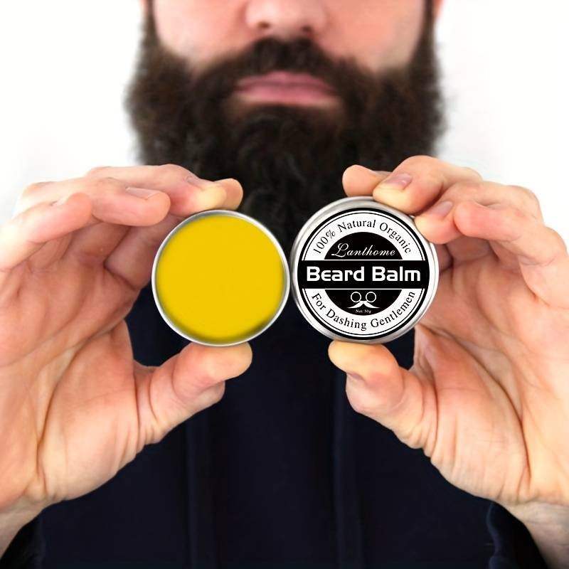 100% Natural Organic Beard Balm for Dashing Gentlemen - Moisturizing and Conditioning Facial Hair Wax